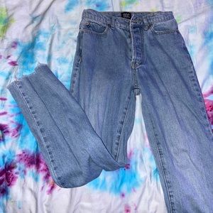 urban outfitters slim straight jeans